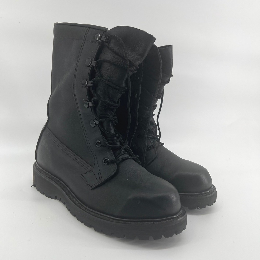 Bates Mens Gore-Tex Black Leather Combat Boots O1-D-319 11460 Vibram Sole 5W